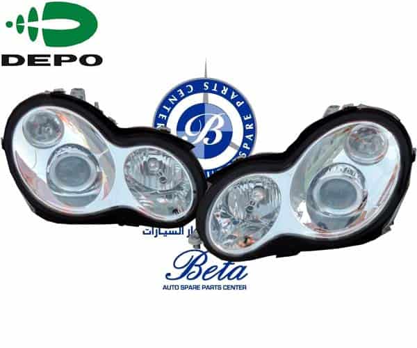 Headlamp M Performance for Mercedes C-Class W203 2001-2004 models Headlamp M Performance for Mercedes C-Class W203 2001-2004 models